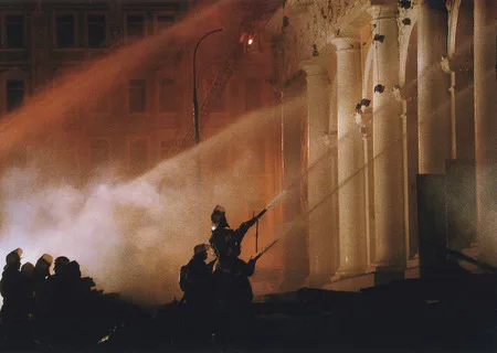 Впечатления от пожара 14 марта 2004г. Кадр 5