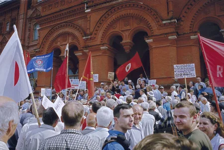 The meeting against a canceling of the privileges. Кадр 7