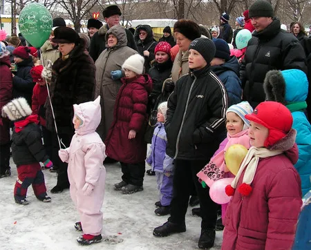 Pancake week in Koptevo. Кадр 6