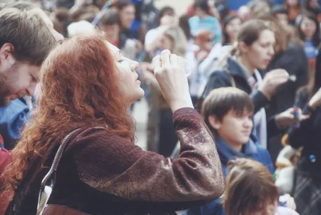 Arbat. Flashmob. Nonprescription holiday. Кадр 4