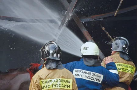 Fire at Skladochnaya street. Кадр 2