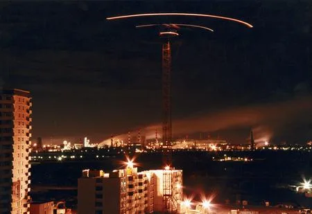For a night it is exactly on a floor our city grows. Кадр 2