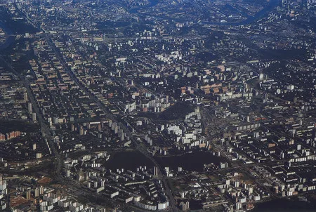 Fly over Moscow. Кадр 7