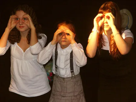 We are from Khoroshovo. Scenes from performances of theatre studio that works. Кадр 2