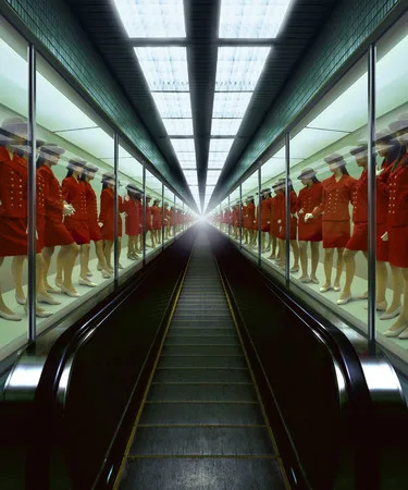 Girls — lift attendants. Кадр 1