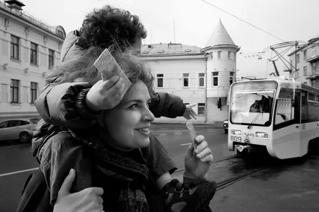 The scence of Moscow. Кадр 2