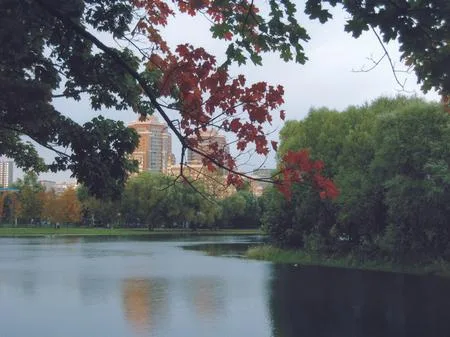 Indian summer in Drujba park. Кадр 6