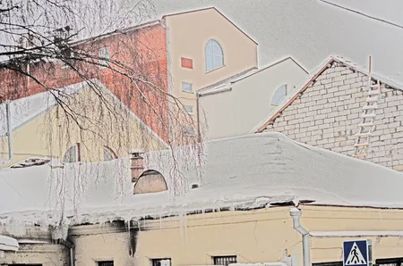 Moscow in winter. Кадр 10