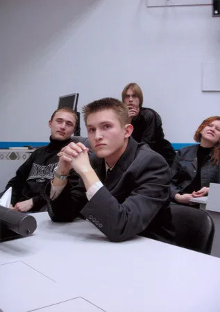 Students — persons hard of hearing in Moscow State Technical University n.a. Bauman. Кадр 8