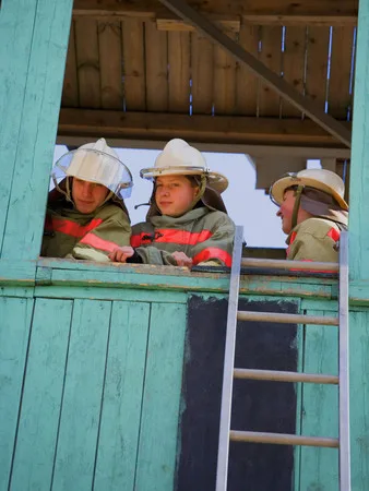Fire man tranings. Кадр 2