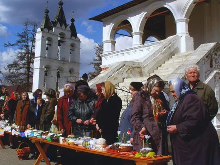 Easter. Preobrazhenskaya church. Кадр 1