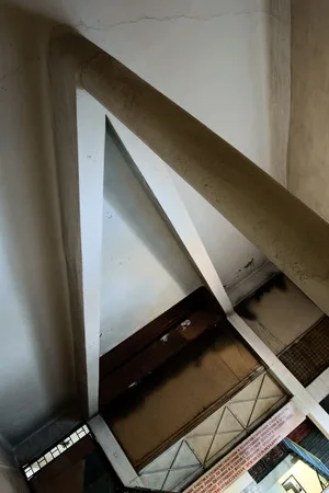 Constructivism masterpieces. Textile institute hostel. Кадр 7