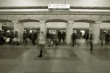 Ring subway line had been closed 55 years ago. Кадр 6