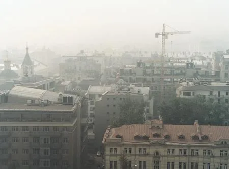 Смог в городе. Кадр 7