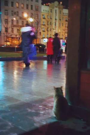 Иллюзии вечернего города. Кадр 1