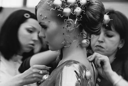 The championship of Russia on hairdresser. Кадр 4