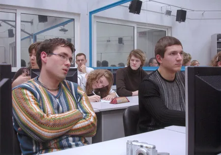 Students — persons hard of hearing in Moscow State Technical University n.a. Bauman. Кадр 6