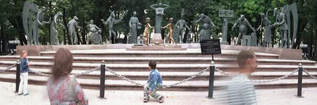 People in the city. Кадр 9