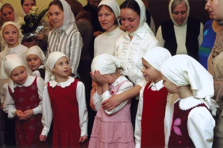 Patriarch Alexiy II in children's home. Кадр 10
