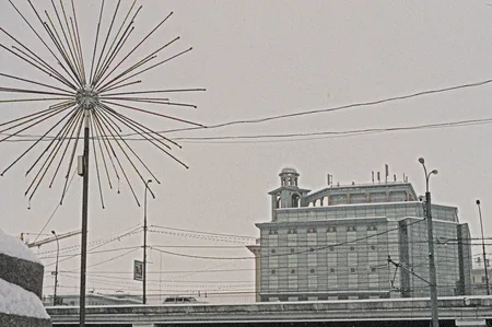 Moscow in winter. Кадр 3