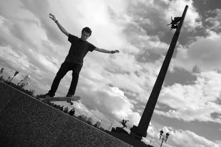 The scence of Moscow. Кадр 5