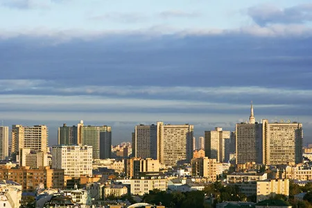 Moscow view from “Copernic” house. Кадр 2