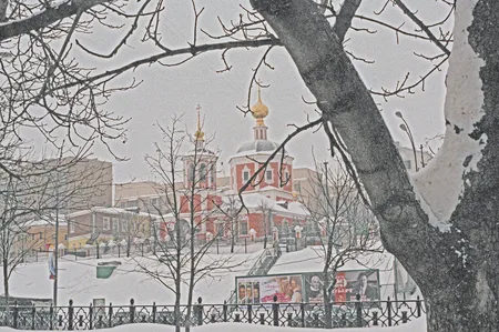 Moscow in winter. Кадр 2