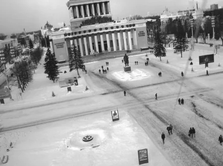 The all-Union Exhibition Center. Weightlessness. Кадр 6