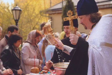 The Bright Saturday. Church of St. Nicholas the Wonder worker near Solomennaya Storozhka. Кадр 5