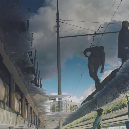 The way of a tramway. Кадр 4
