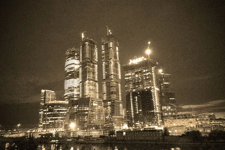 Evening meetings near Bagrationovsky bridge. Кадр 8