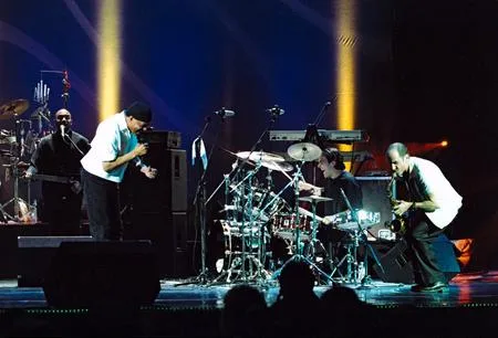 Al Jarreau is first time in Moscow. Кадр 2