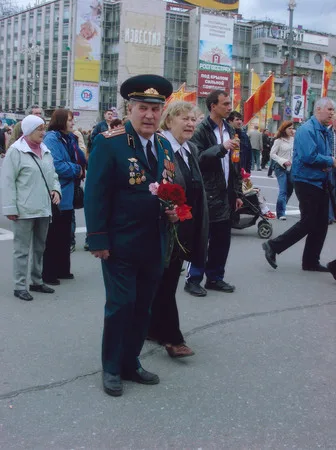On may 9th. Tverskaya str. Moscow. Кадр 9