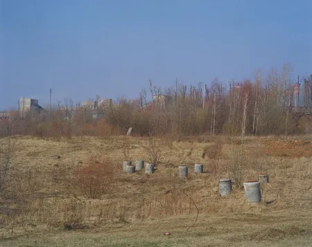 Spring. Suburban landscape. Кадр 5