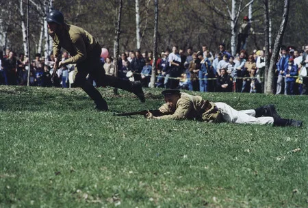 Remeber forever. Moscow military-historical club. May 9th 2003.. Кадр 7