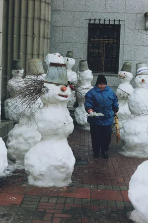 Twilight of snowballs. Кадр 3