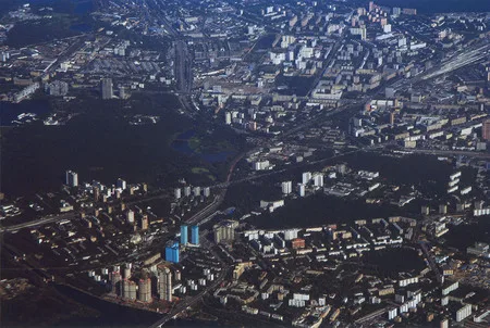Fly over Moscow. Кадр 3