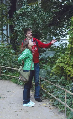 Autumn in the botanic garden of MSU. Кадр 2