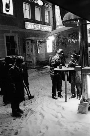 Moscow. First snow. Кадр 7