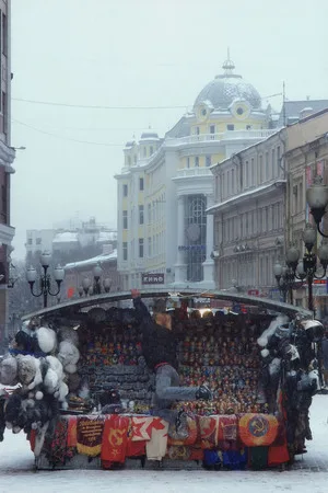 Winter Arbat. Кадр 3