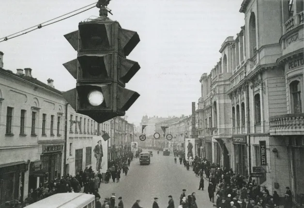 Tram “F”. Moscow. 1920-1930. Кадр 1