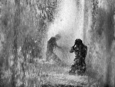 Fountain at Manezhnaya. Кадр 3
