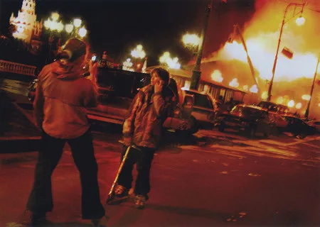 Впечатления от пожара 14 марта 2004г. Кадр 13