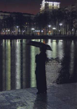 The Patriarshie ponds after reconstruction. Кадр 4