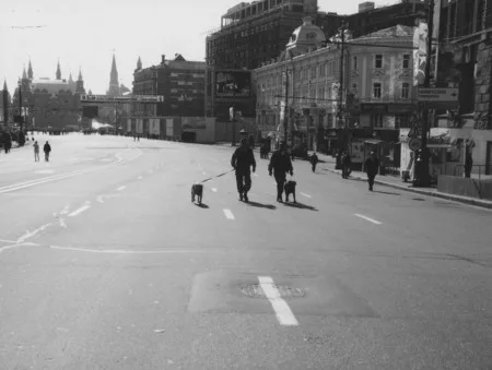 City day. Morning in the Tverskaya street. Кадр 12