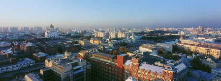 Alevtina Jakovleva, Valery Jakovlev, Panorama of Moscow seen from “Copernic” house. Кадр 6
