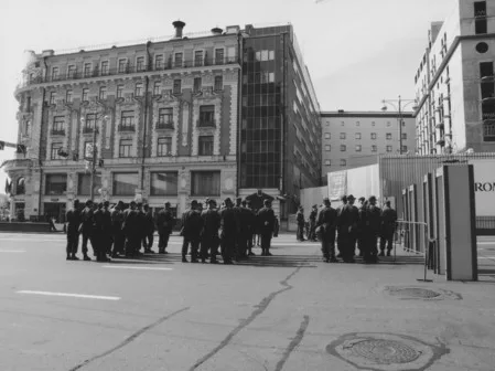 City day. Morning in the Tverskaya street. Кадр 11