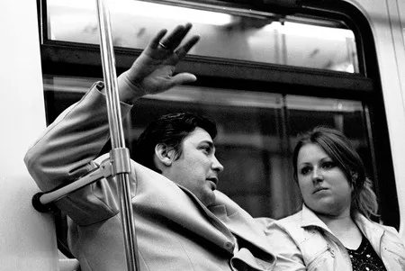 Moscow. Subway. People. Кадр 6