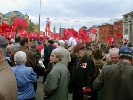 Lubyanskaya square. May, 9. Кадр 5